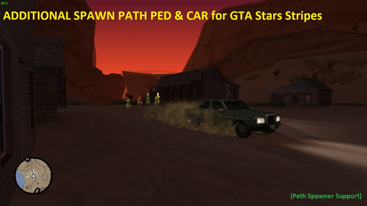 Spawn Additional Path PEDS & CARS for GTA Stars Stripes